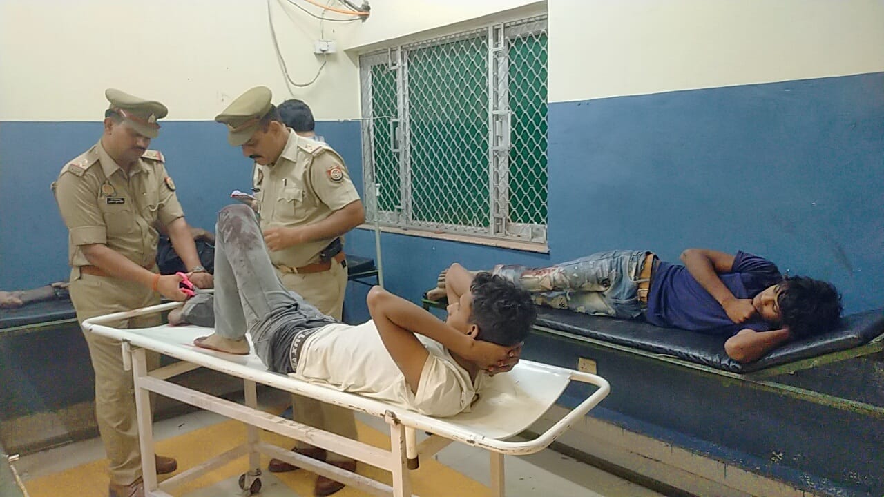Bank robbery attempt failed in Banda, four miscreants arrested, seven miscreants scared of the spirit of Divya