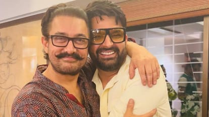 Aamir Khan hosted party with kapil sharma ginni chatrath at home pics of get together viral on social media