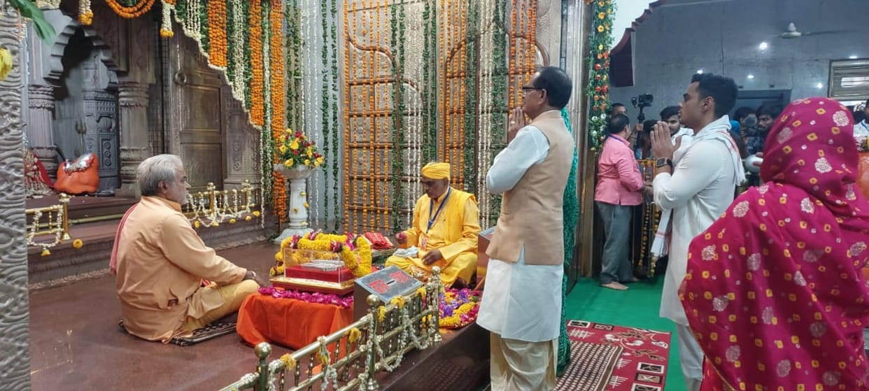 Salkanpur Devilok: Devilok to be built at a cost of 211 crores, CM Shivraj laid the foundation stone
