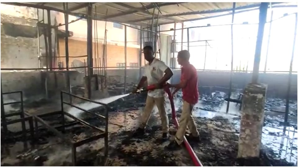 Fire broke out in Jodhpur restaurant  firefighters brought it under control