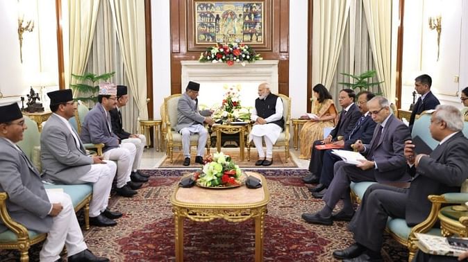 नेपाल के प्रधानमंत्री प्रचंड ने की मोदी के नेतृत्व की तारीफ, कहा- भारत के आर्थिक और विकास परिदृश्य में हुए शानदार बदलाव