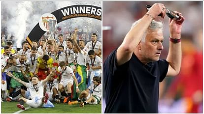 Sevilla won Europa League for seventh time defeating Roma Jose Mourinho did not keep his silver medal