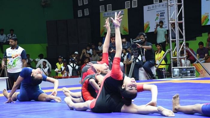 Khelo India started with Surya Namaskar Kalinga Institute's girls athlete surprised everyone in Yogasana