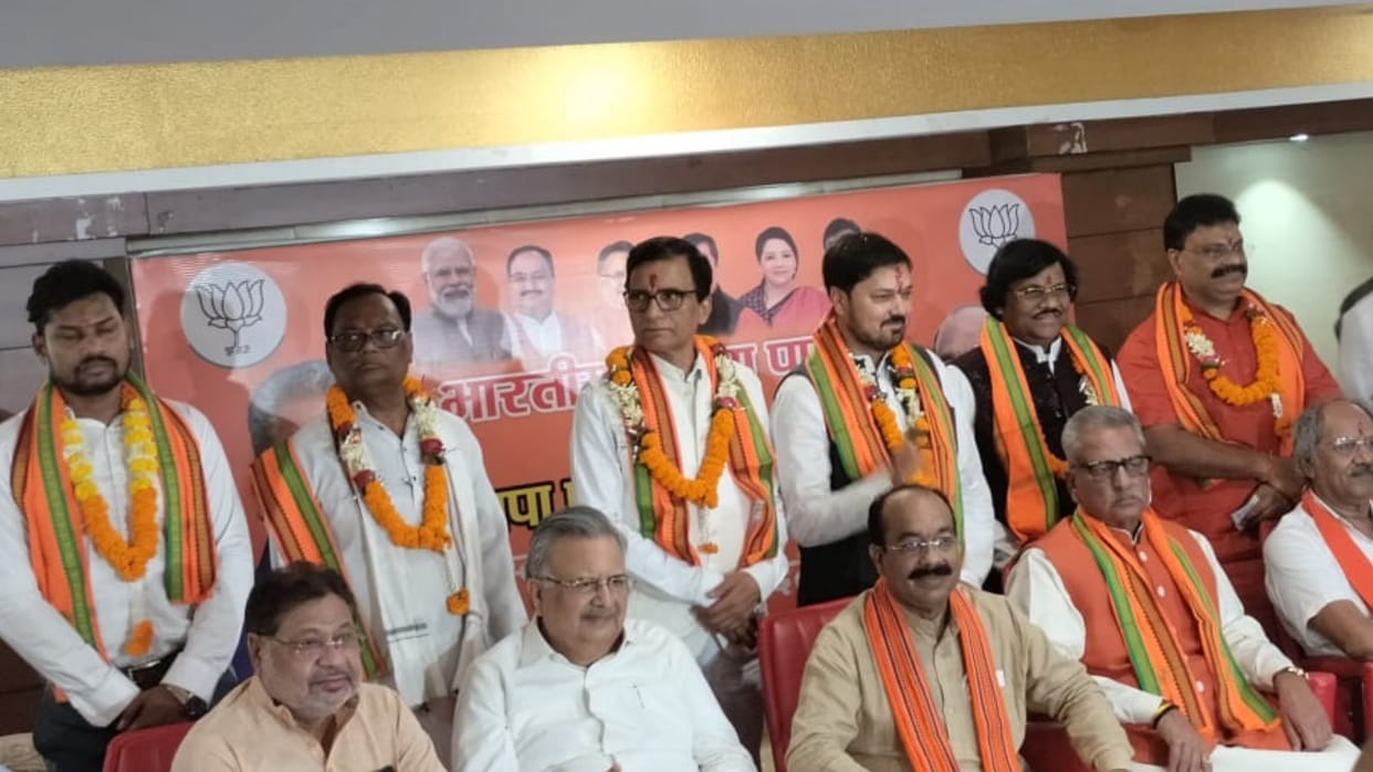Padma Shri Anuj Sharma, and many more join BJP in chhattisgarh