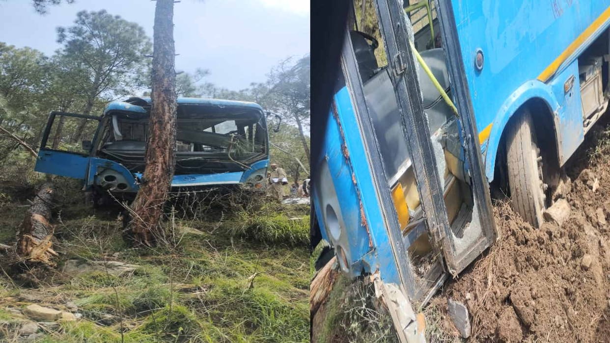 Karsog bus accident: The driver held the steering for 300 meters, did not allow the bus to overturn