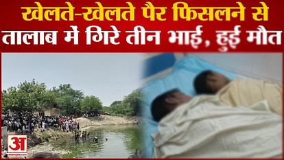 Two brothers lost lives in attempt to save younger brother drowning in puddle in mathura up news