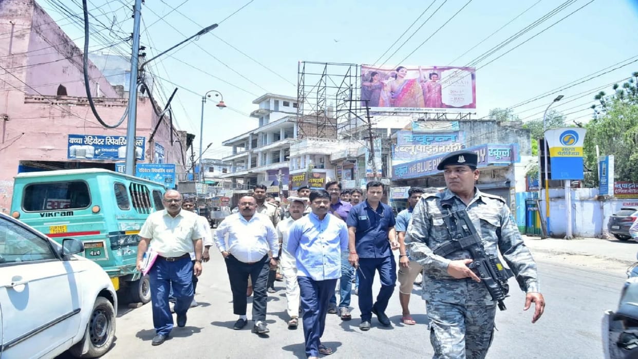 Nandi reviewed the arrangement of parking in Moti Park to get rid of the jam in the old city.