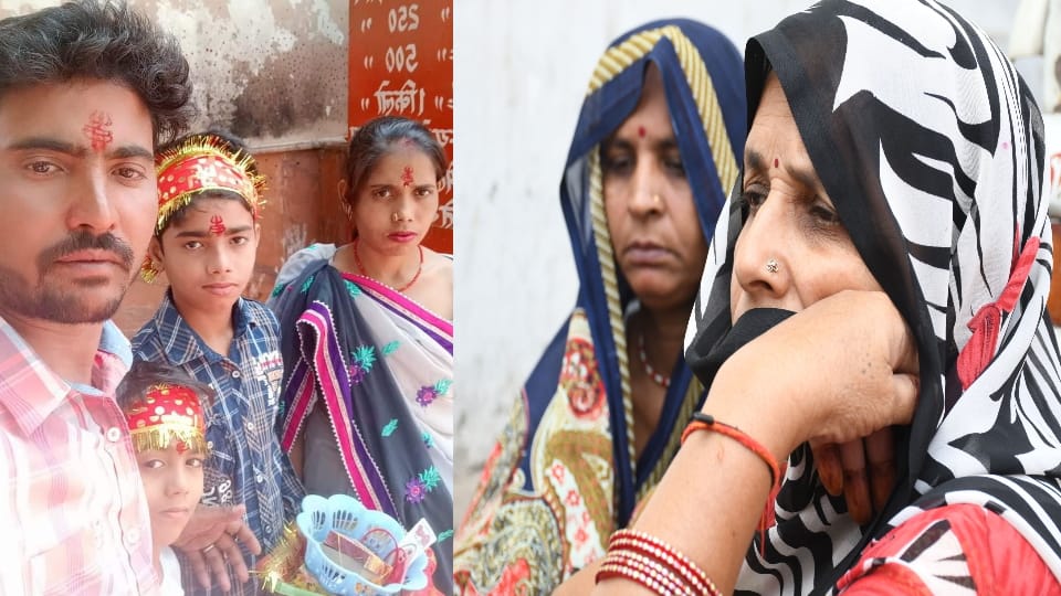 Painful Road Accident In Lucknow All four kept on suffering for a few seconds, then everyone became silent