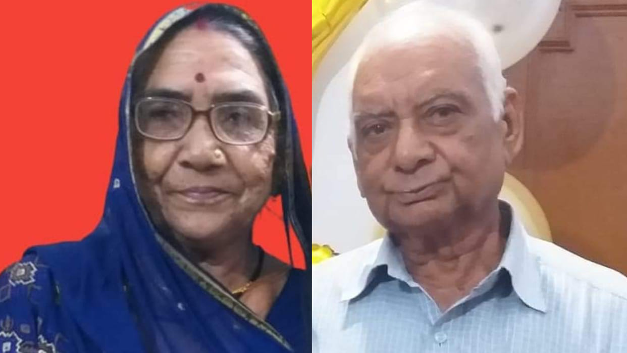 Satna News: 11 hours after husband's death, wife also left the body, two pyres burnt together