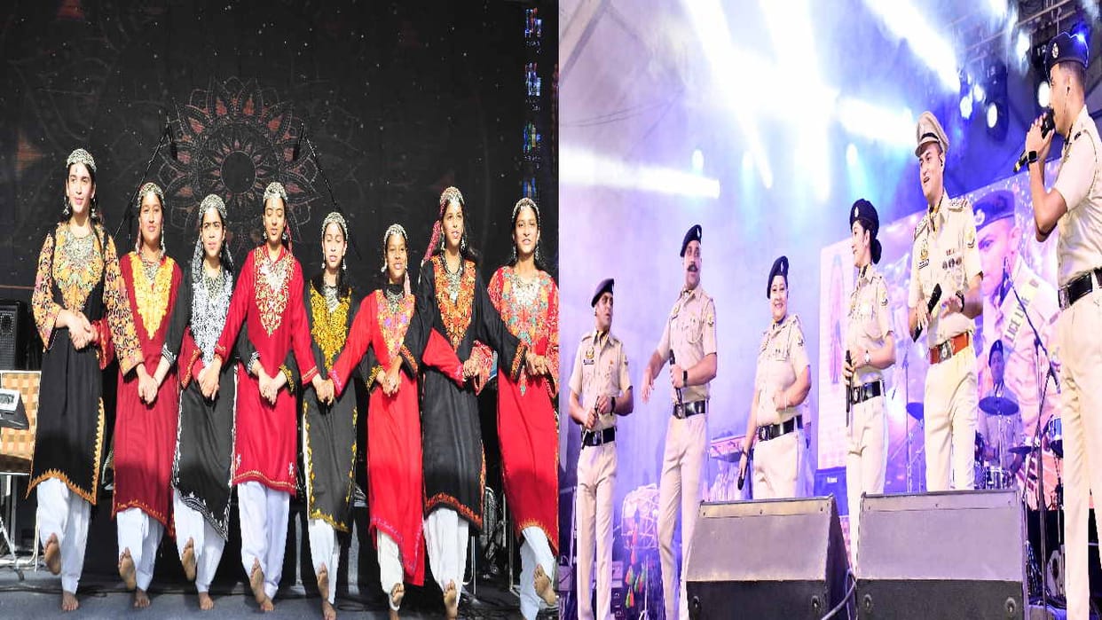 Shimla Summer Festival: Himachal Police Band and folk artists tied the knot, school students also gave a spect