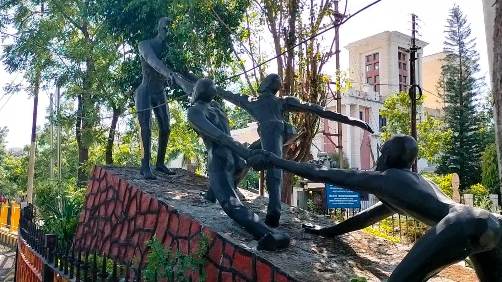 Did the storm blow only in Mahakal Mahalok in Ujjain? nothing happened to the idols outside