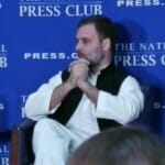कांग्रेस नेता राहुल गांधी।