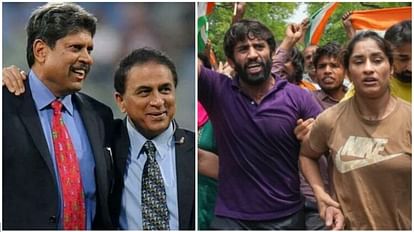 Wrestlers Protest: पहलवानों के समर्थन में आई कपिल-गावस्कर की 1983 विश्व कप जीतने वाली टीम, साझा बयान जारी किया Wrestlers Protest: Former cricketers Kapil Dev, Gavaskar came in support of wrestlers, issued joint statement