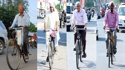 Even at the age of 80 friendship with bicycle did not break