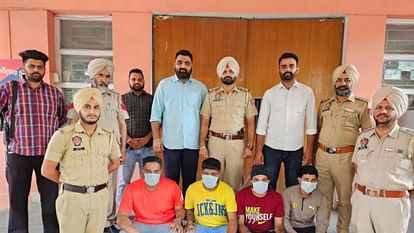 Amritsar police arrested four robbers