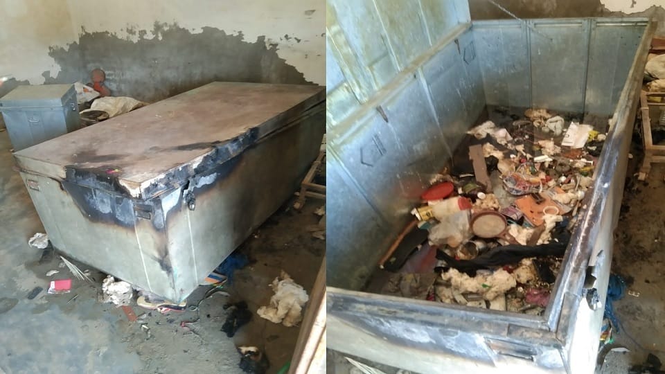 Drug addict son set fire to house when father did not give money In Fatehabad