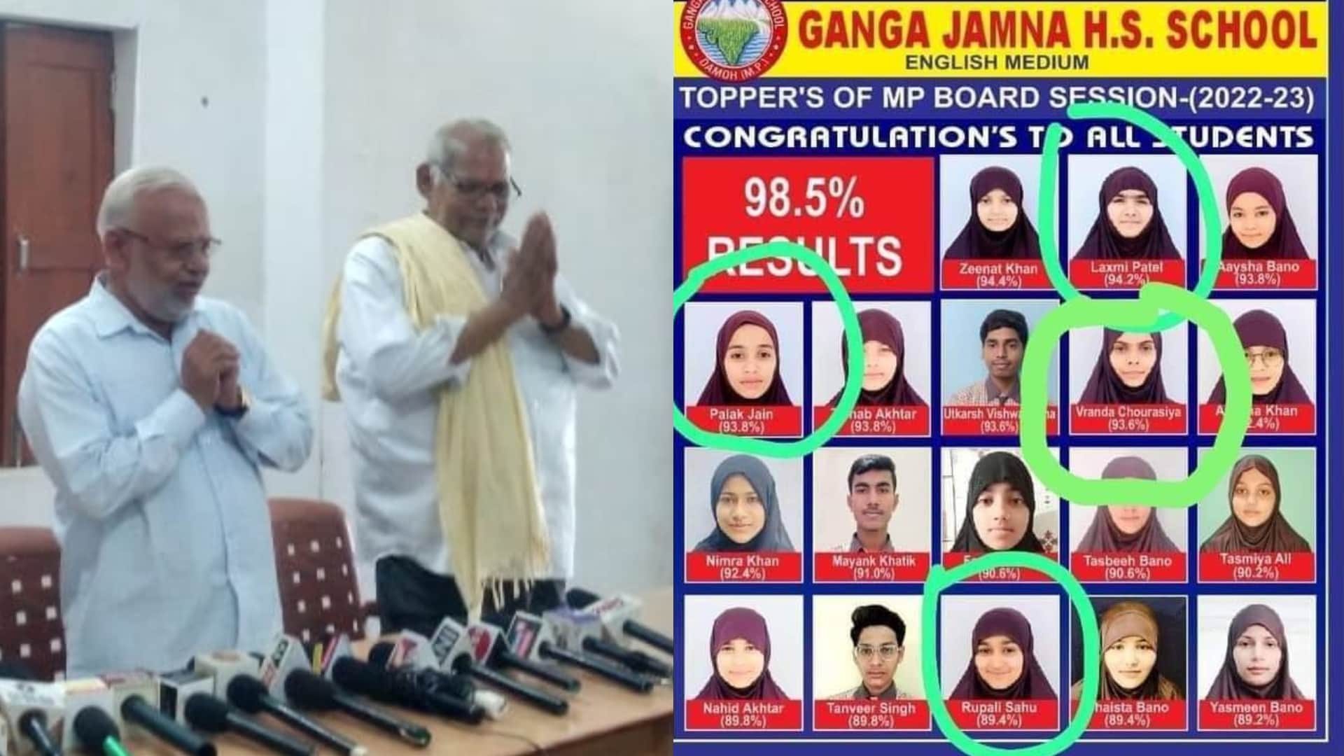 Damoh Hizab Case: Recognition of school suspended for wearing hijab to Hindu girl students