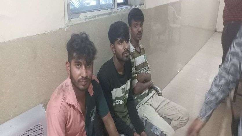 Uproar over the construction of tomb in corporation office, three youths arrested