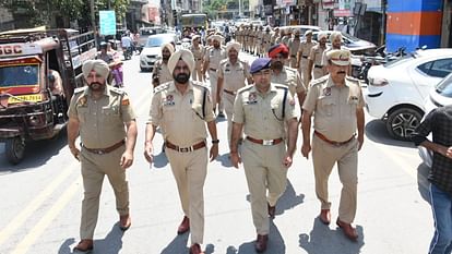 Jalandhar police took out flag march On anniversary of Operation Blue Star