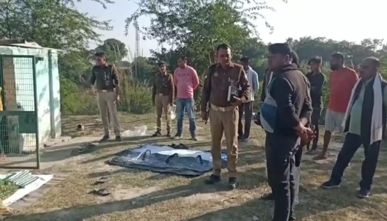 Dead body of a young man found hanging from rebar at the mazar, there are marks of injuries on the body