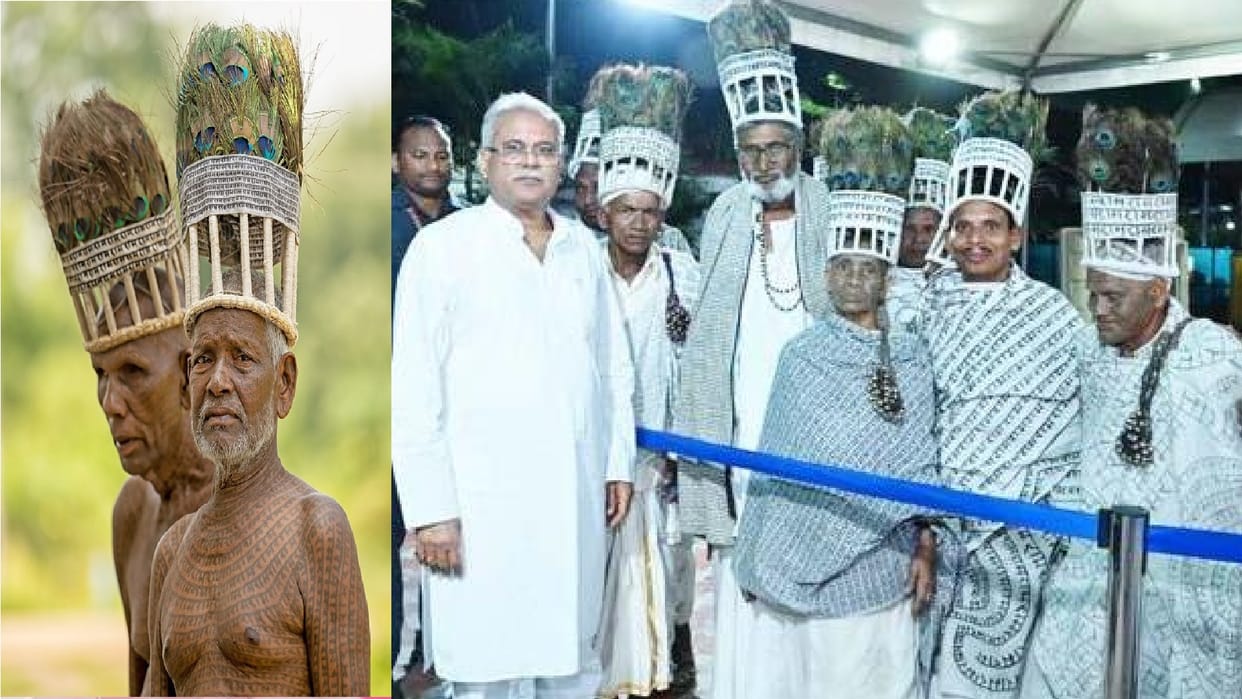 ramnami community in chhattisgarh,chhattisgargiving message of de-addiction in Ramayana festival in raigarh CG