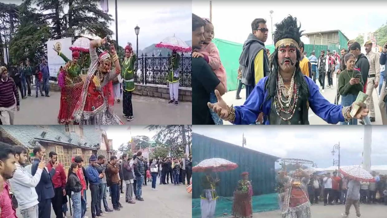 International Shimla Summer Festival: Kalbelia and Kachi Ghodi dance on the ridge, also display of polytheisti