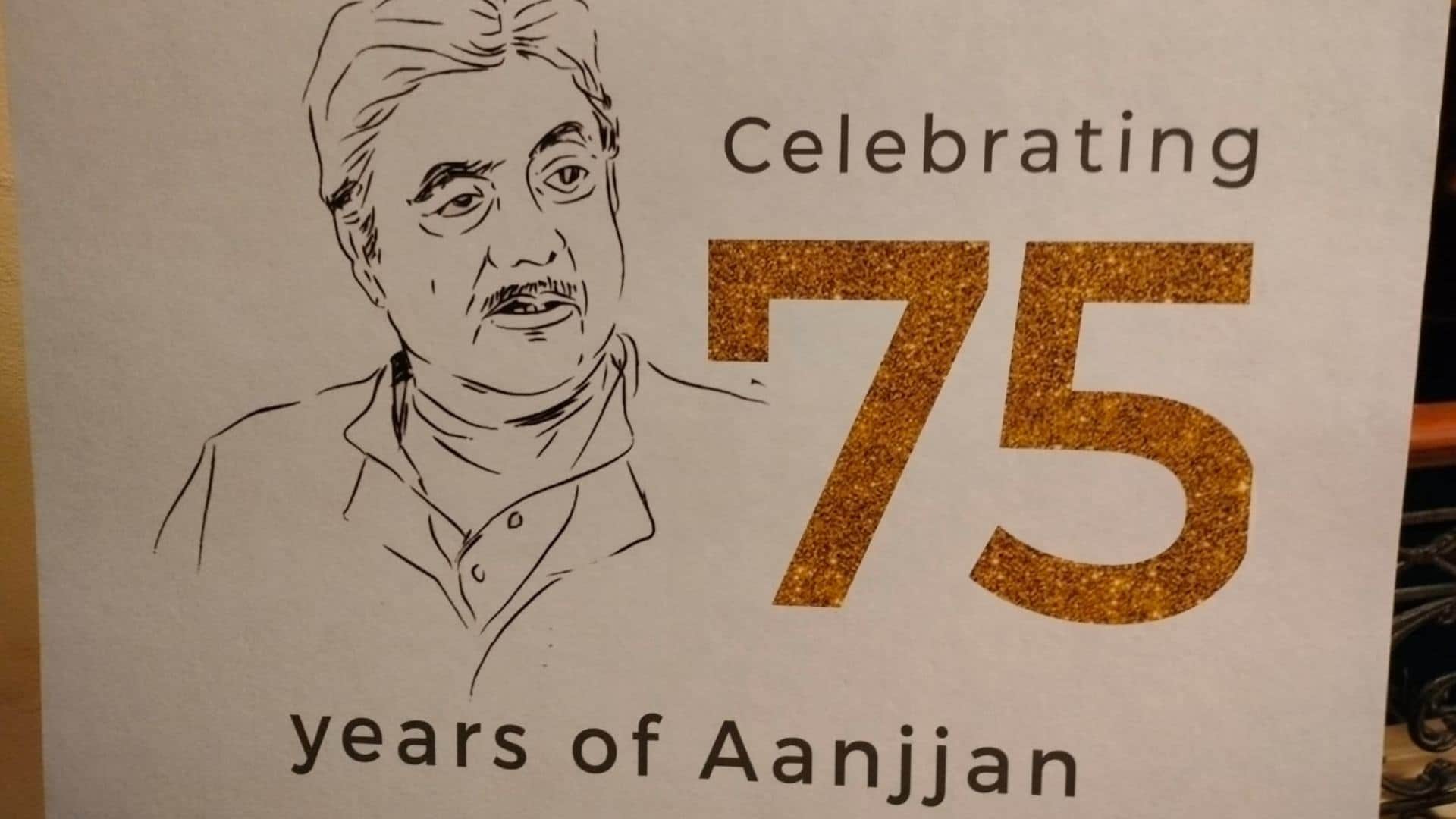 Aanjjan Srivastav 75th Birthday actor gives success credit to his wife got emotional on special day