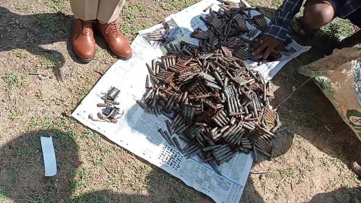 Huge quantity of cartridges recovered from Doraha Canal in Punjab