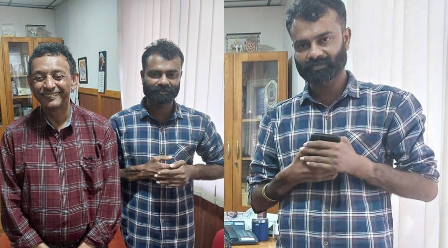 Manu who lost both his hands in a train accident is now living normal life after hand transplant