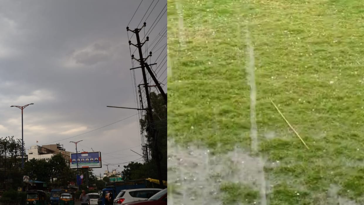 MP Weather Update: Heavy rains, hail fell in many areas of Indore, drizzle started with strong winds in Bhopal