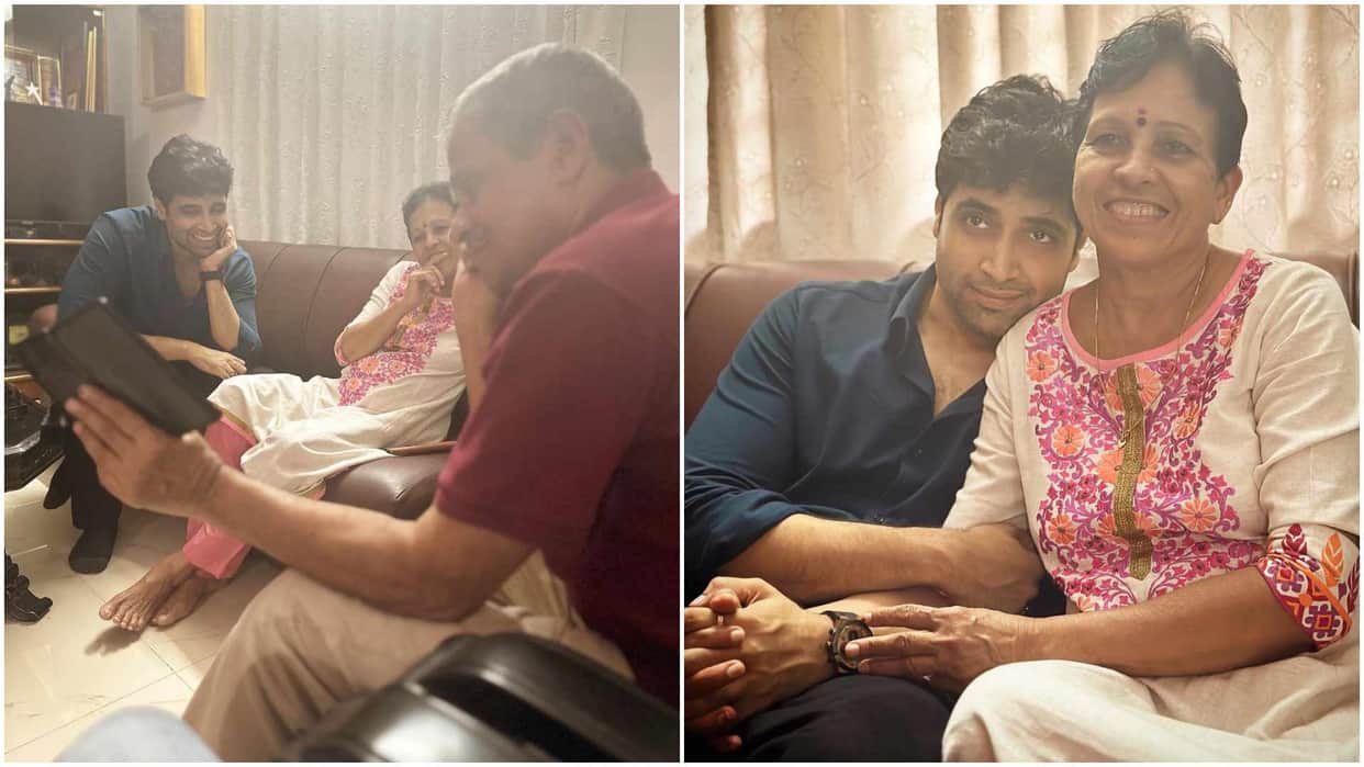 Major: Adivi Sesh spends time with Major Sandeep Unnikrishnan family on first anniversary of film photos viral