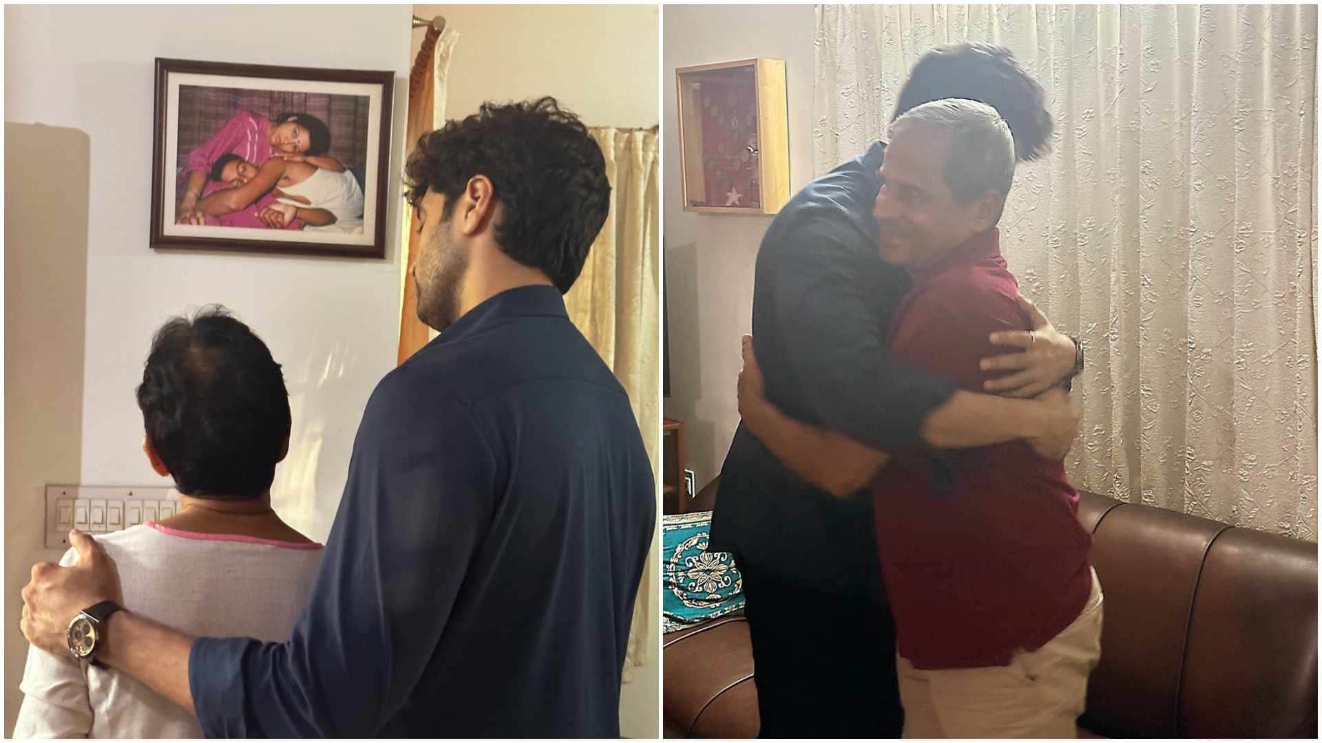 Major: Adivi Sesh spends time with Major Sandeep Unnikrishnan family on first anniversary of film photos viral