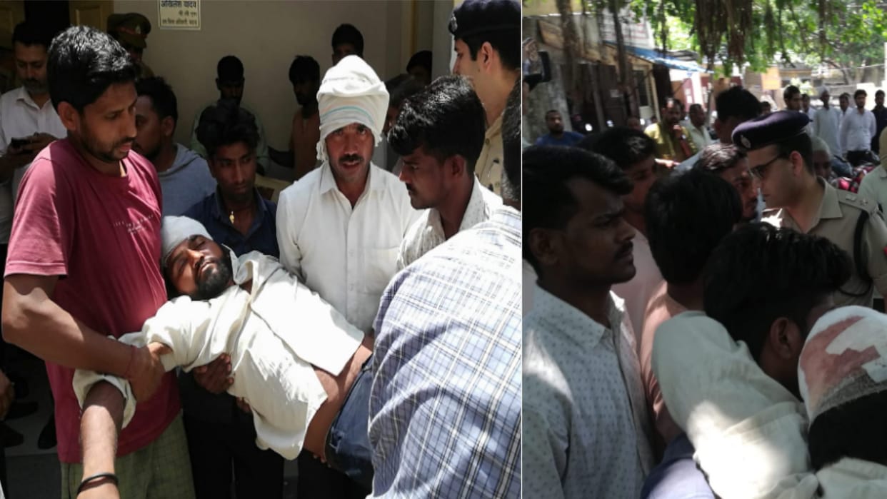 Father of former village head death during treatment in hospital and many people fainted in solution day