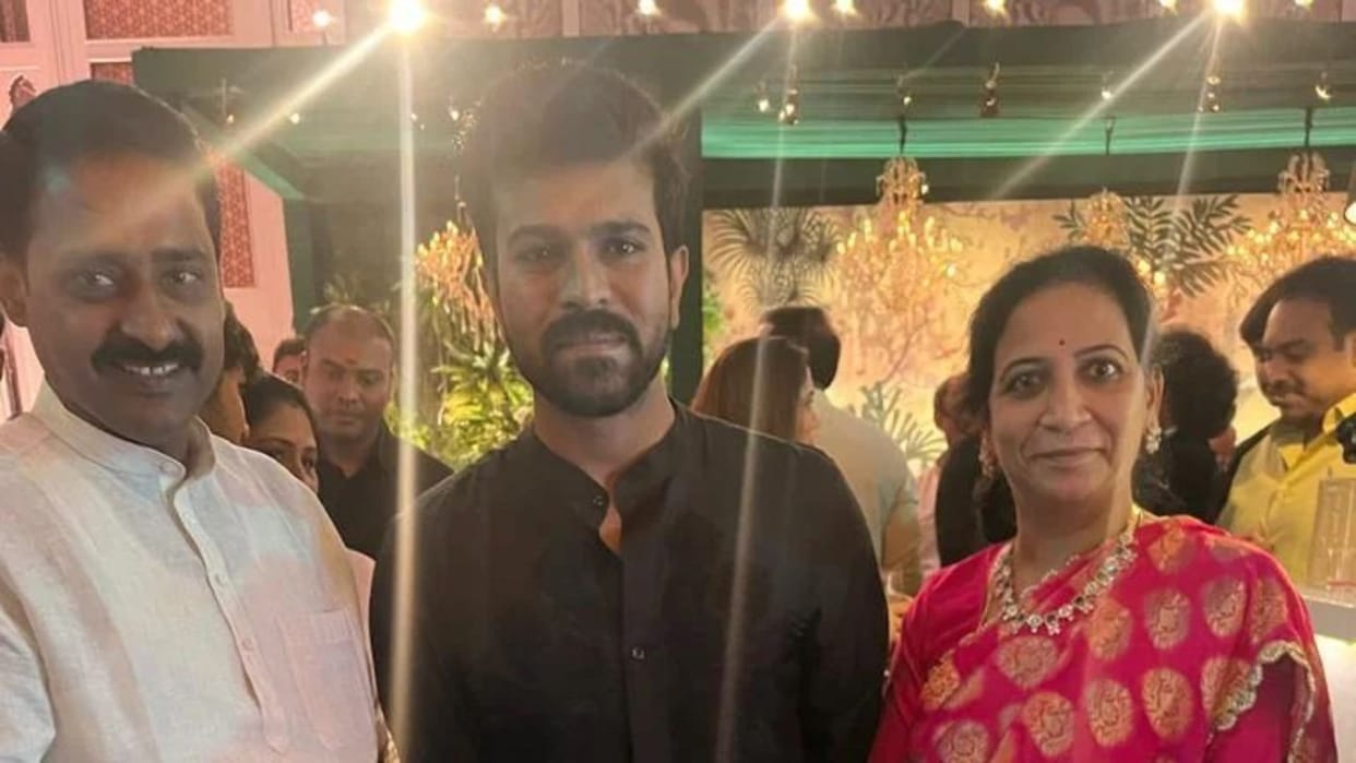 Sharwanand Rakshita Reddy Sangeet: Groom dances on Chiranjeevi's Poonakalu Loading song, Ram Charan attends