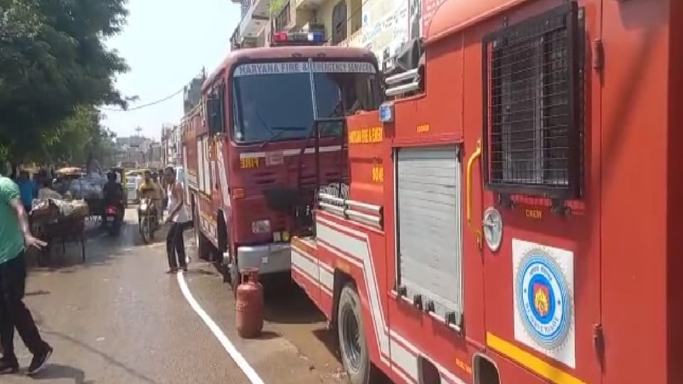 Couple got scorched in house fire caused by gas cylinder In Sonipat