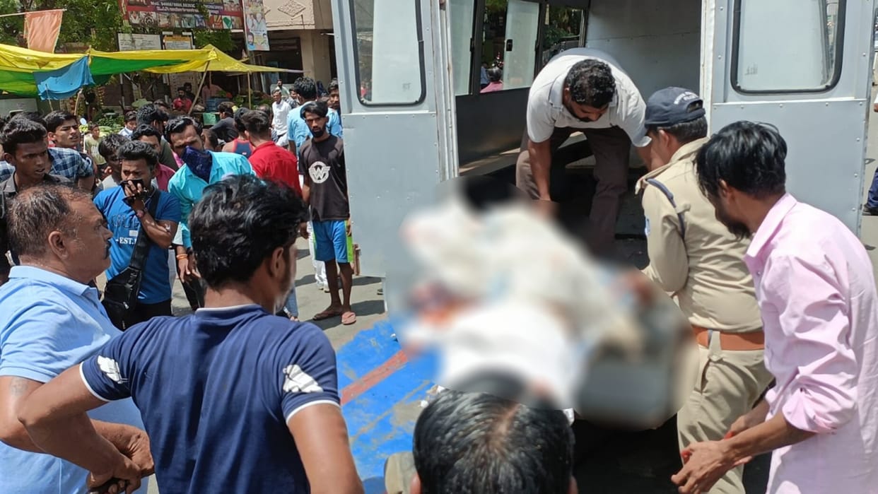 Shajapur Road Accident Dumper and bike collision two people died and one injured
