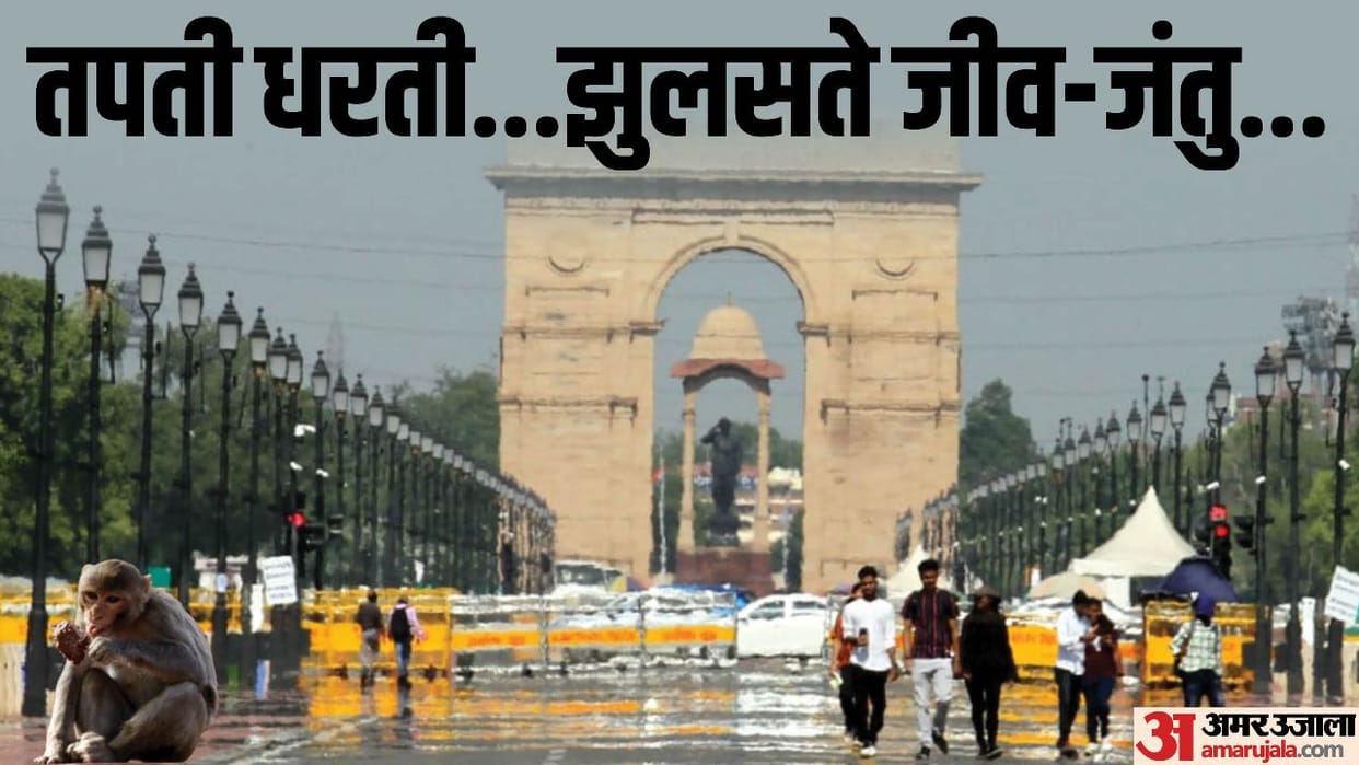 mausam ki jankari temperature in Delhi reached more than 40 degrees on Friday