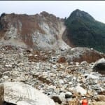 China mountain collapse