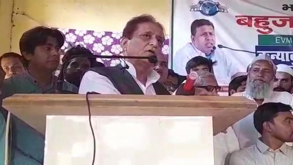 Azam khan said today speaking the truth is a crime.