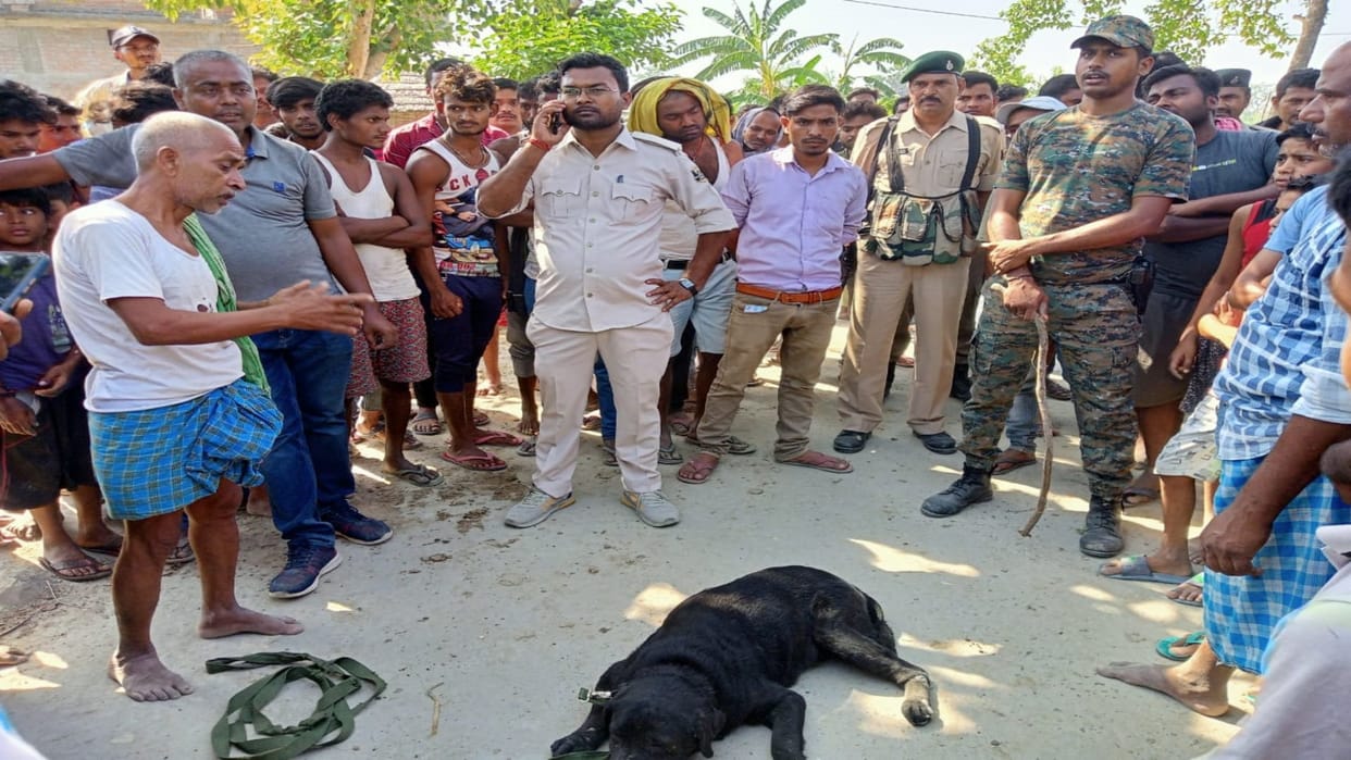 Brutal murder of a middle-aged man by slitting his throat in Muzaffarpur