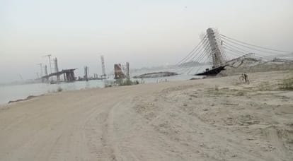 Bihar: Fourlane bridge under construction on river Ganga collapses, bridge will connect Bhagalpur-Khagaria