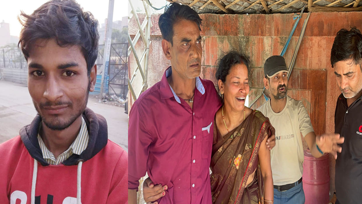 Etawah: Son fell from train in front of mother, died