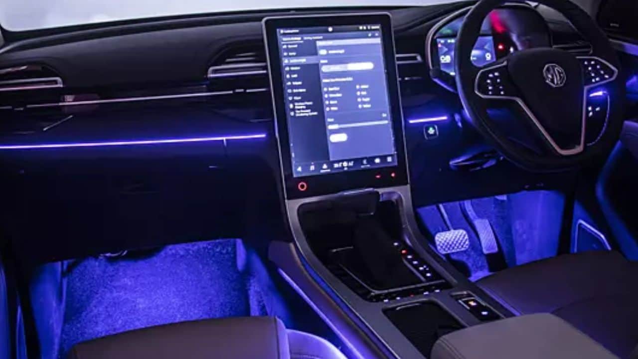 most affordable cars comes with ambient lights, maruti breeza tata altroz hyundai i20 mg hector