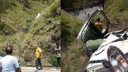 Nainital Accident News Car of UP tourists going to Kainchi Dham fell in ditch one Died