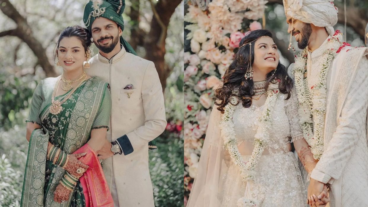 CSK cricketer Ruturaj Gaikwad Wedding with utkarsha pawar see photos here