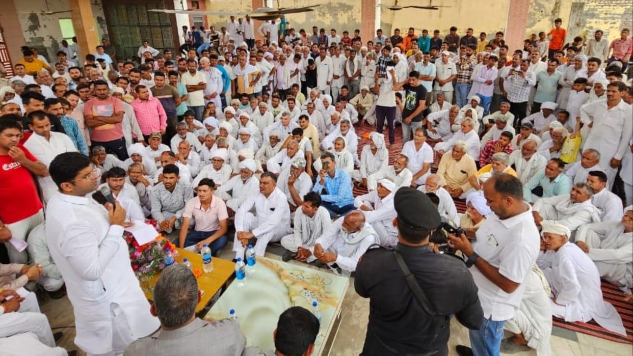 Dushyant Chautala reached Jind, said - development of villages is the top priority of the coalition government