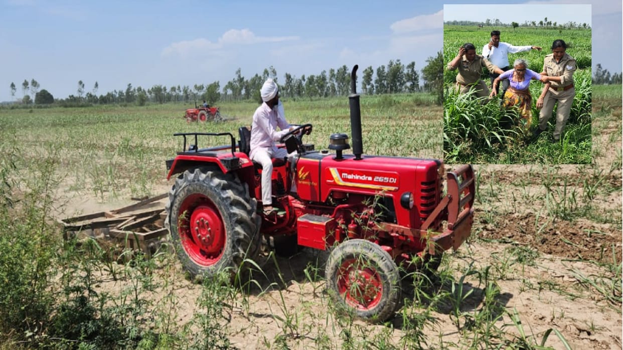 UP: The officers have freed 600 bighas of encroachment near the Malan river in Bijnor