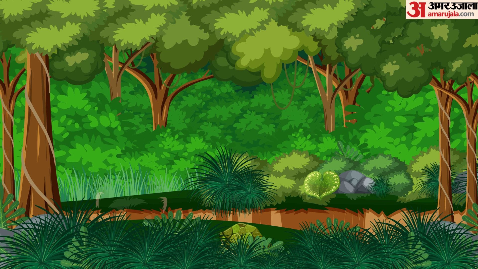 Optical Illusion IQ Test: Can You Spot The Tortoise In The Forest In 8 Seconds?