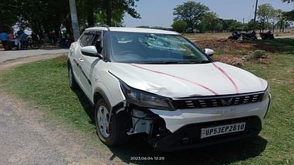 man rammed car on father-in-law who reached panchayat
