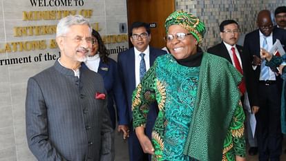 Jaishankar meets Namibias DPM discusses advancing bilateral ties in various fields